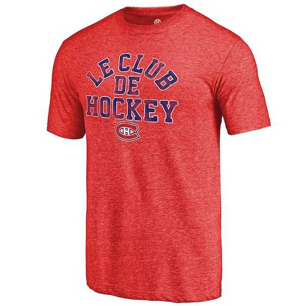 Montreal Canadiens Fanatics Branded Red Hometown Collection Le Club Tri Blend T-Shirt,We sell and wholesale Montreal Canadiens Fanatics Branded Red Hometown Collection Le Club Tri Blend T-Shirt on line form chian!